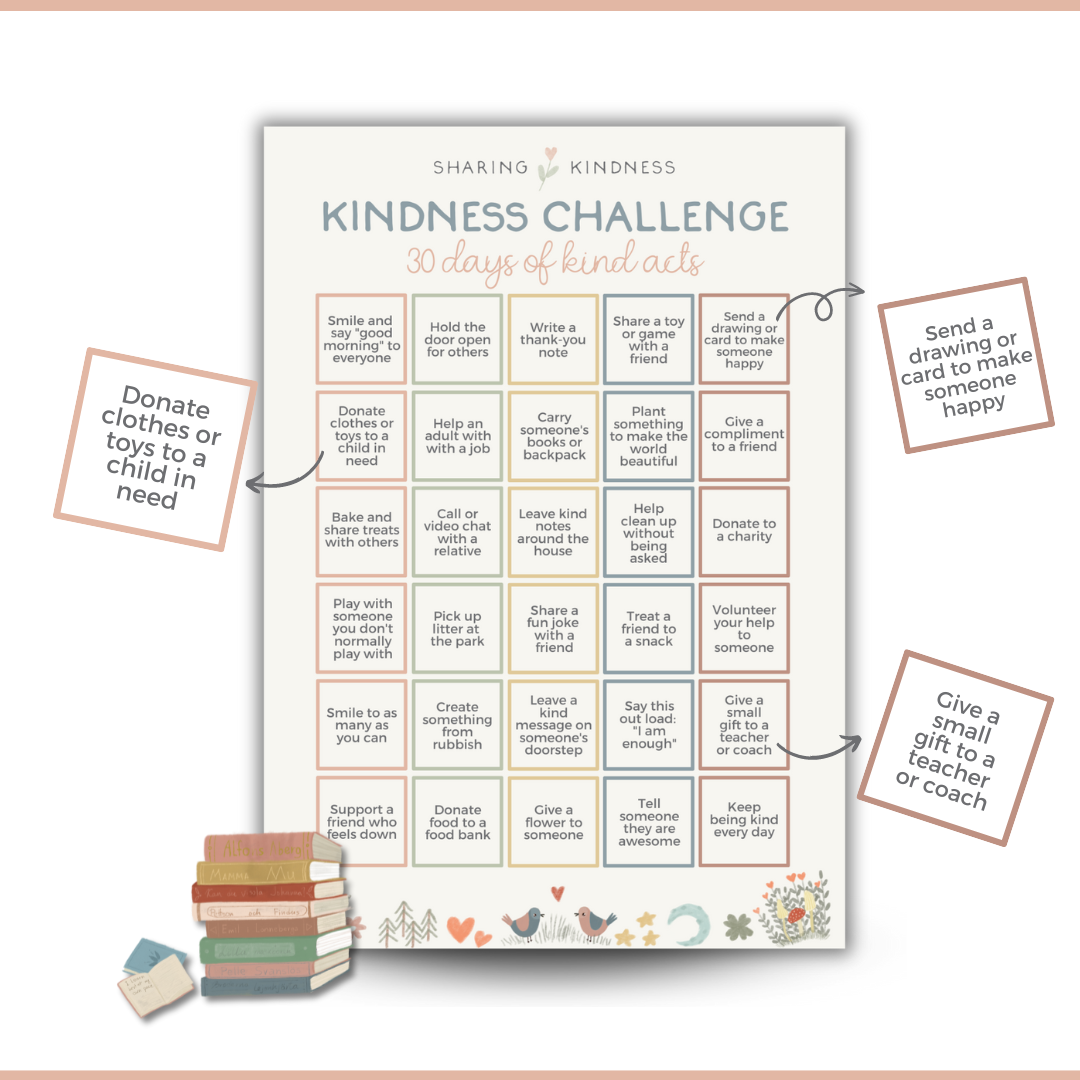 30-Day Kindness Challenge [PRINTABLE]
