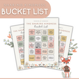 Kindness Bucket List Kit [PRINTABLE]