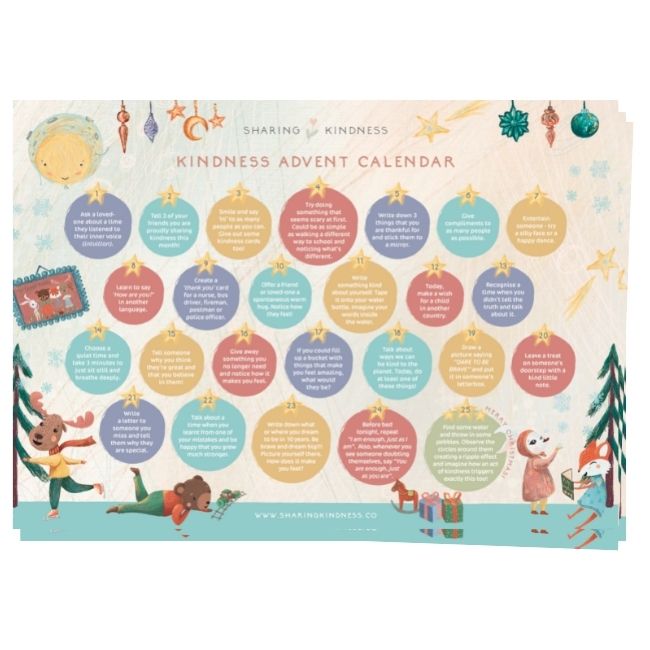 [Printable] Scandi Kindness Advent Calendar